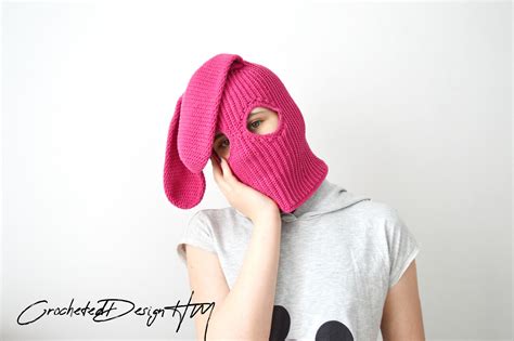 Ski Mask With Bunny Ears 